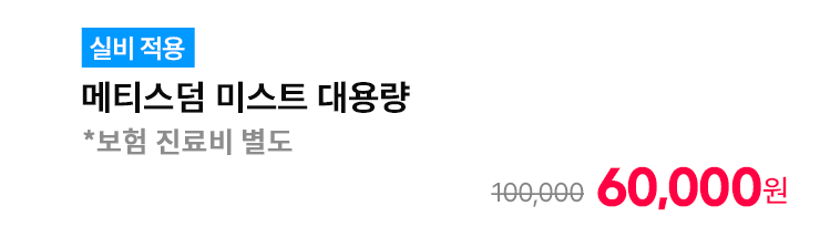 [실비 적용] 메티스덤 미스트 대용량