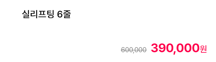 실리프팅 6줄