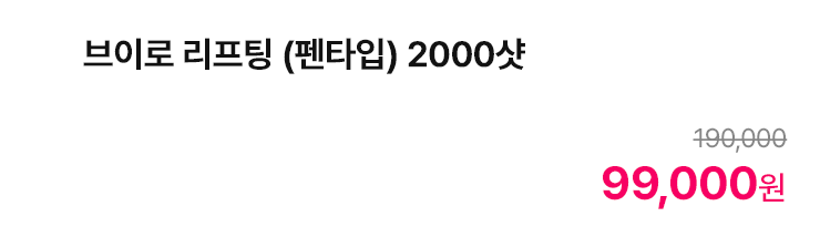 브이로 리프팅 (펜타입) 2000샷